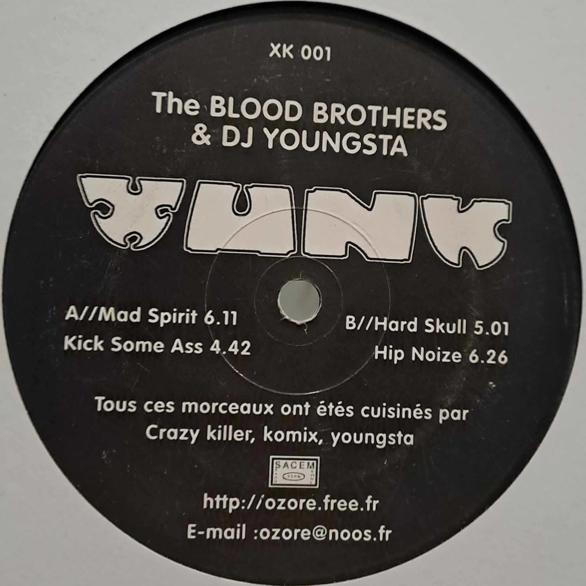 Xunk 001 - vinyle hardcore